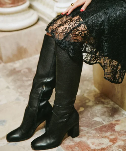 FYNN BOOTS ONYX LEATHER