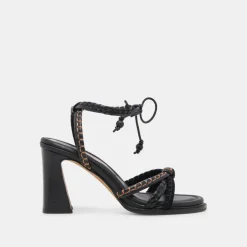 GAZELE HEELS BLACK MULTI LEATHER