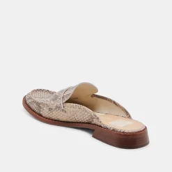 HAVAN LOAFERS SAND SNAKE EMBOSSED