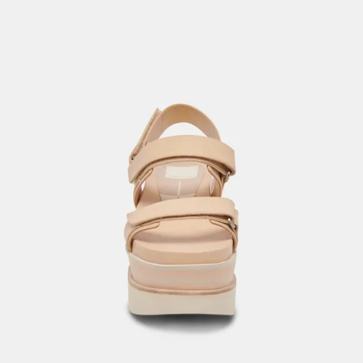IZAK SANDALS FRENCH VANILLA LEATHER