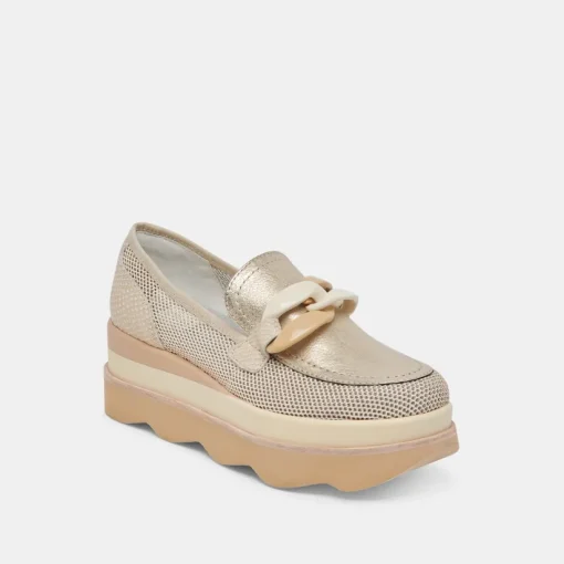 JAKSEN SNEAKERS GOLD MESH