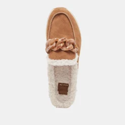 JAMEY PLUSH SNEAKERS PECAN SUEDE