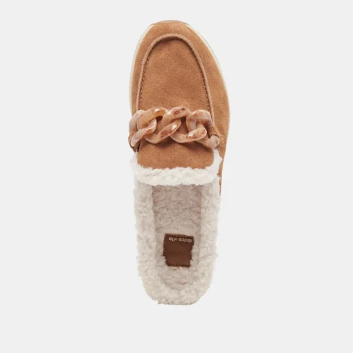 JAMEY PLUSH SNEAKERS PECAN SUEDE
