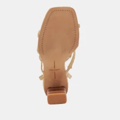JENKO HEELS LT NATURAL RAFFIA