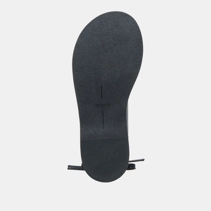 JUDY SANDALS BLACK LEATHER