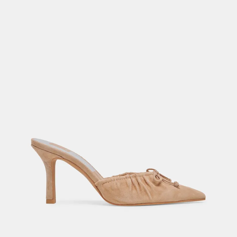 KAIRI HEELS CAMEL SUEDE