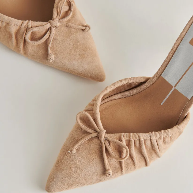 KAIRI HEELS CAMEL SUEDE
