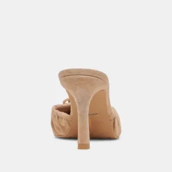 KAIRI HEELS CAMEL SUEDE