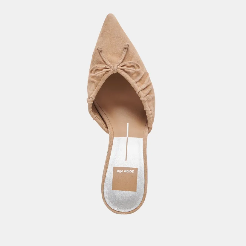 KAIRI HEELS CAMEL SUEDE