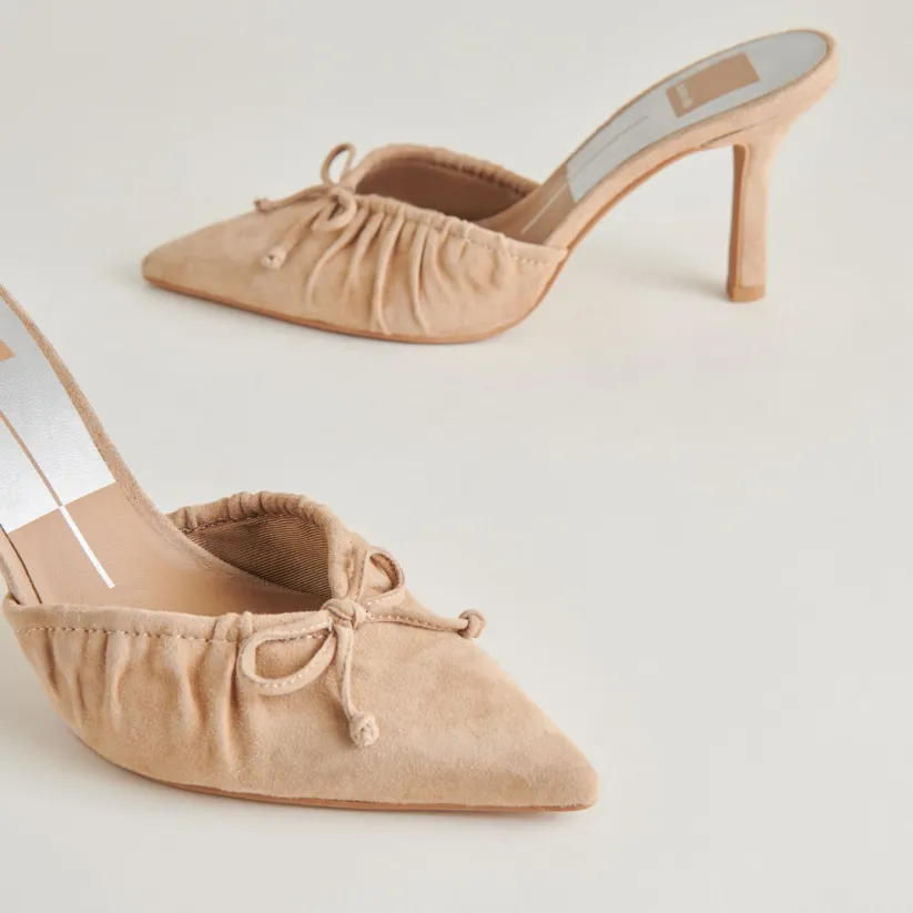 KAIRI HEELS CAMEL SUEDE