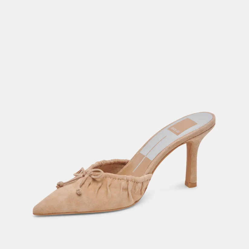 KAIRI HEELS CAMEL SUEDE