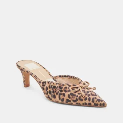 KAIRI MID HEELS DK LEOPARD SUEDE