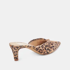 KAIRI MID HEELS DK LEOPARD SUEDE