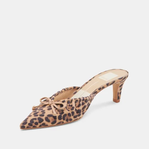 KAIRI MID HEELS DK LEOPARD SUEDE