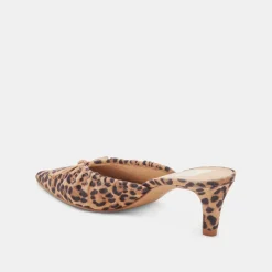 KAIRI MID HEELS DK LEOPARD SUEDE
