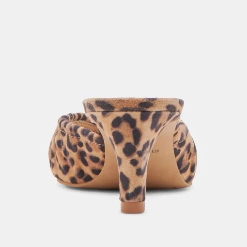 KAIRI MID HEELS DK LEOPARD SUEDE
