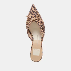 KAIRI MID HEELS DK LEOPARD SUEDE