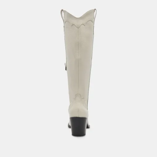 KAMRYN BOOTS OFF WHITE LEATHER