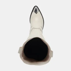 KAMRYN BOOTS OFF WHITE LEATHER