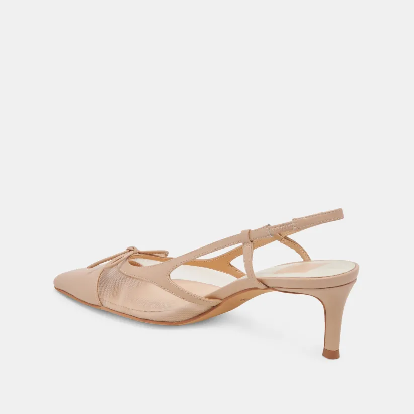 KANDI HEELS BLUSH MESH