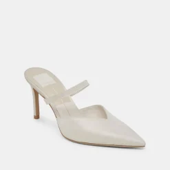 KANIKA HEELS IVORY SATIN