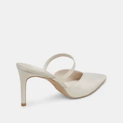 KANIKA HEELS IVORY SATIN