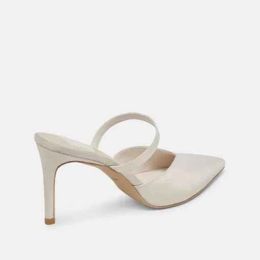 KANIKA HEELS IVORY SATIN