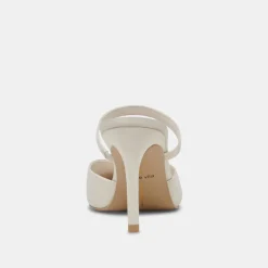 KANIKA HEELS IVORY SATIN