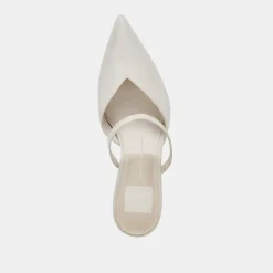 KANIKA HEELS IVORY SATIN