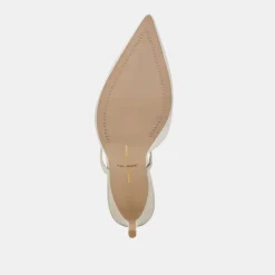 KANIKA HEELS IVORY SATIN