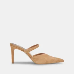 KANIKA HEELS TAN SUEDE