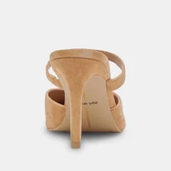 KANIKA HEELS TAN SUEDE