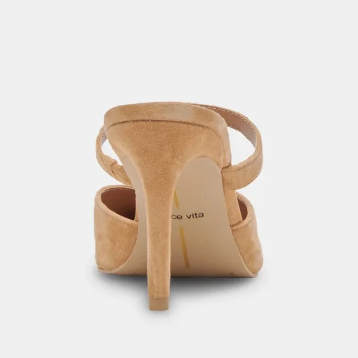 KANIKA HEELS TAN SUEDE