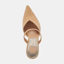 KANIKA HEELS TAN SUEDE