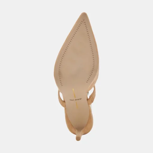 KANIKA HEELS TAN SUEDE