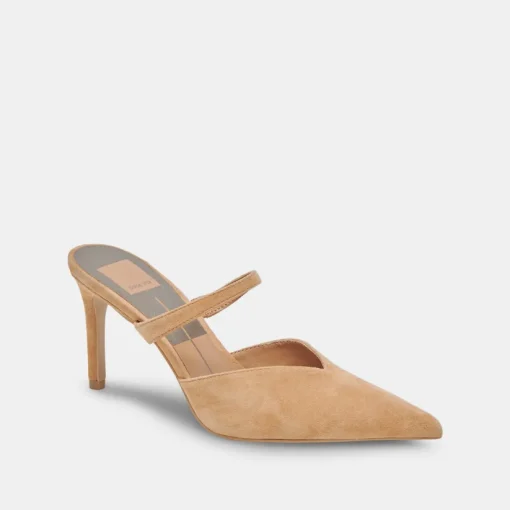 KANIKA HEELS TAN SUEDE