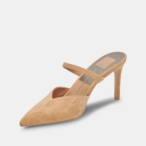 KANIKA HEELS TAN SUEDE