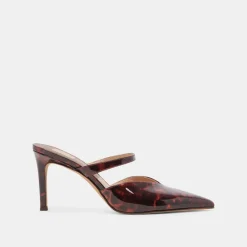 KANIKA HEELS TORTOISE PATENT LEATHER