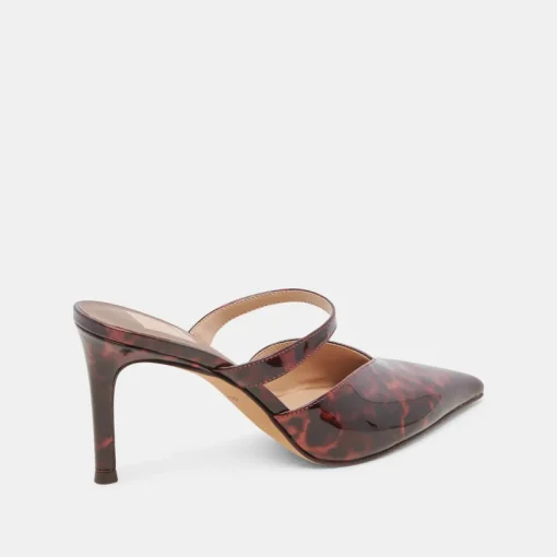 KANIKA HEELS TORTOISE PATENT LEATHER