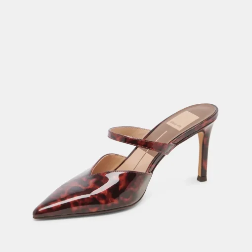 KANIKA HEELS TORTOISE PATENT LEATHER