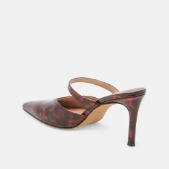 KANIKA HEELS TORTOISE PATENT LEATHER