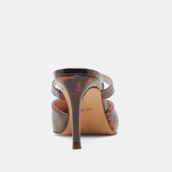 KANIKA HEELS TORTOISE PATENT LEATHER