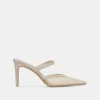 KATIK HEELS IVORY MESH