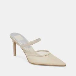 KATIK HEELS IVORY MESH