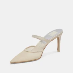 KATIK HEELS IVORY MESH