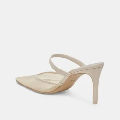 KATIK HEELS IVORY MESH