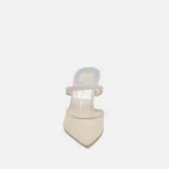 KATIK HEELS IVORY MESH