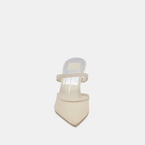 KATIK HEELS IVORY MESH
