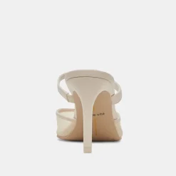 KATIK HEELS IVORY MESH