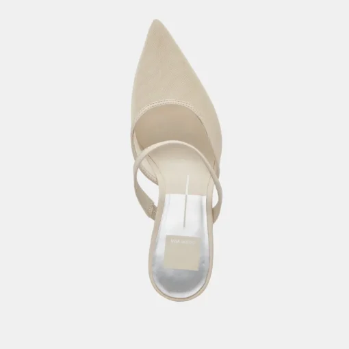 KATIK HEELS IVORY MESH